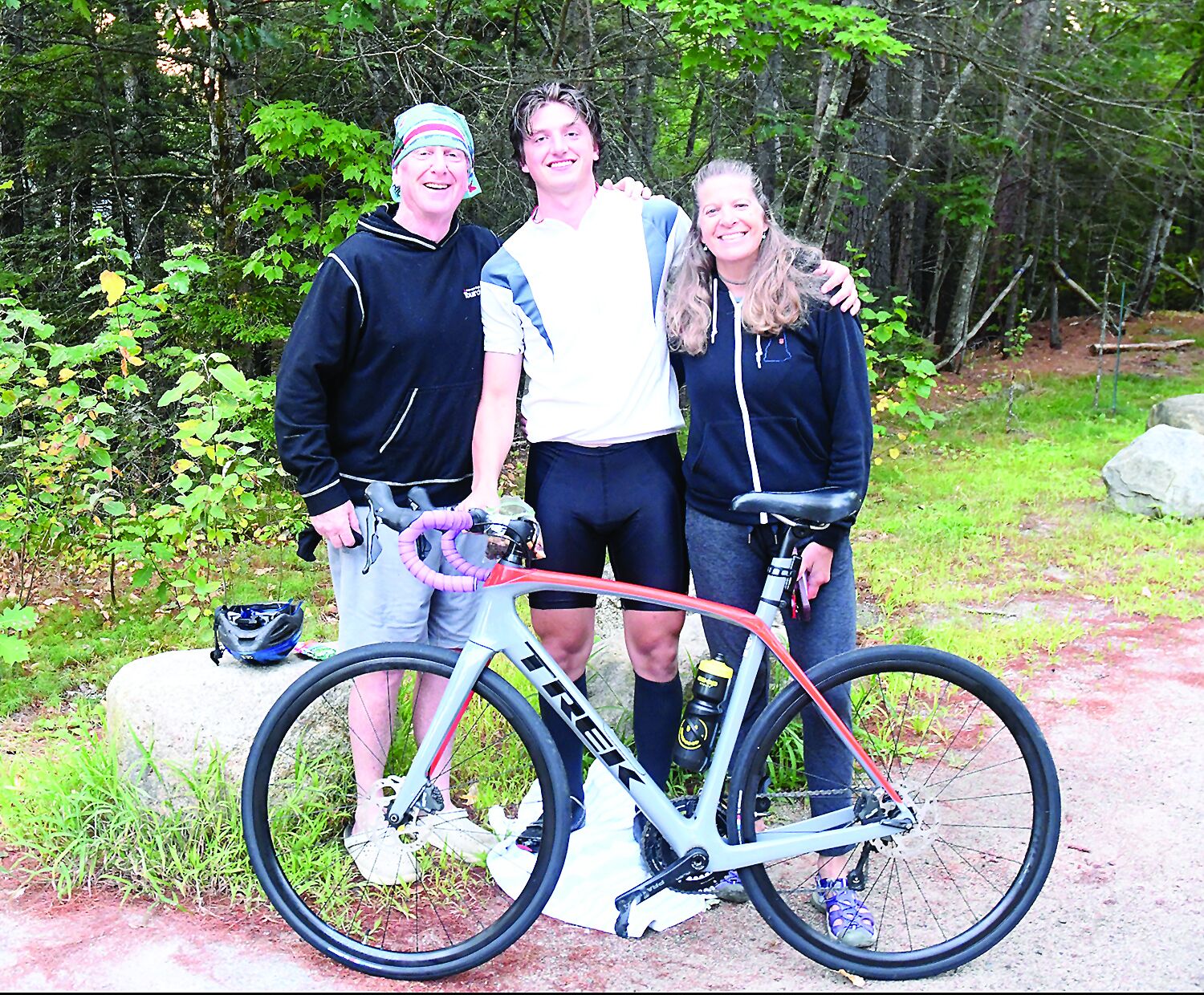 Local athlete completes triathlon to support oncology department